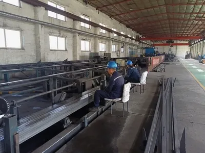 Steel pipe production line