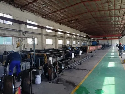 Steel pipe production line